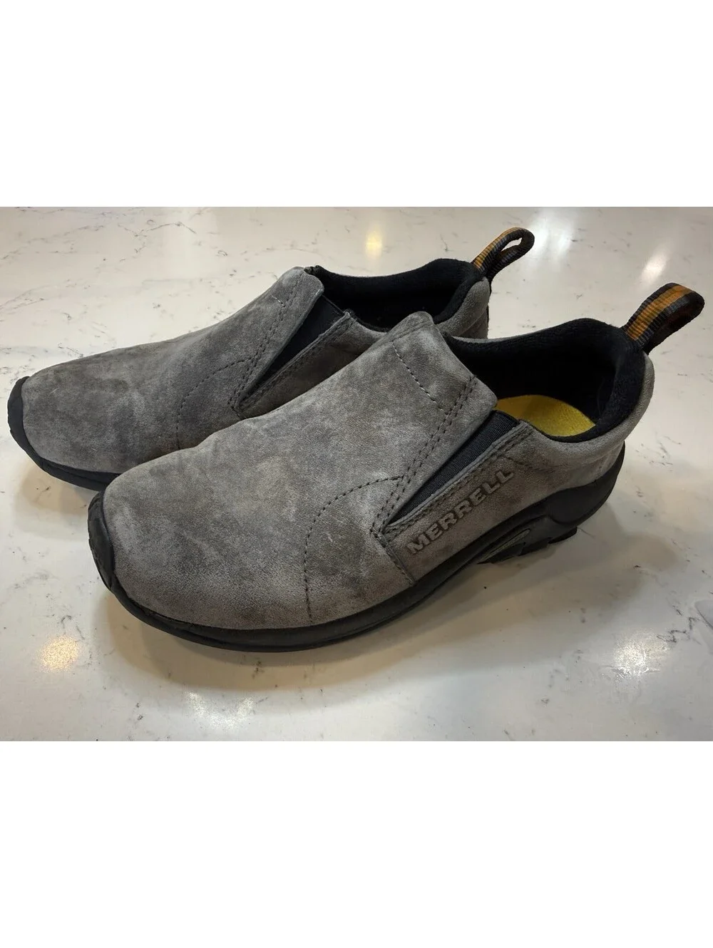 Merrell Jungle Moc Slip On Shoe Womens Size 7.5 Gunsmoke Dual Density J60788